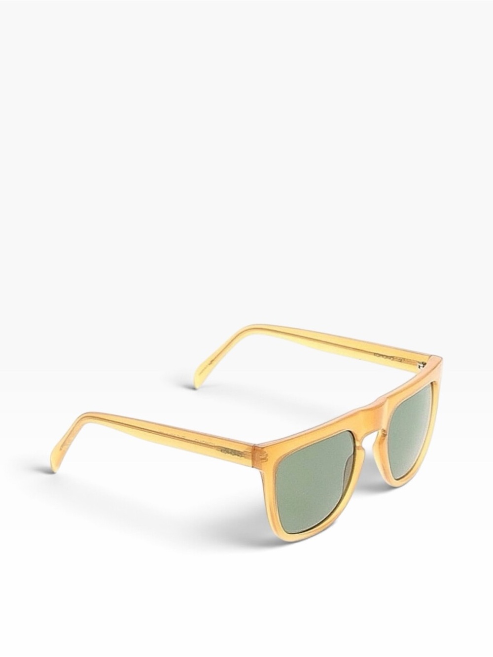 KOMONO sunglasses NEW Shield Style yellow gold UV400 The Bennet